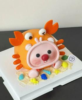 巨蟹loopy猪·橙色 | 昔果