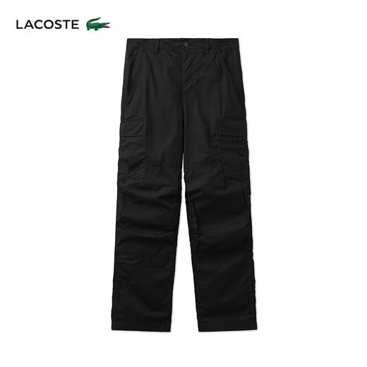 Lacoste法国鳄鱼男装新款裤子简约舒适长裤休闲直筒裤HH1567-10 商品图0