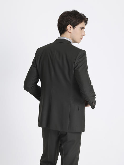 callisto绿色绵羊毛桑蚕丝西服上衣 ATBWJ023C 商品图2