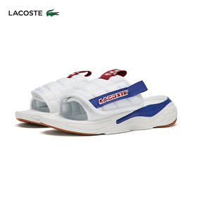Lacoste法国鳄鱼男鞋新款时尚魔术贴休闲拖鞋47CMA0017