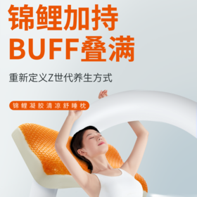 【美居】喜临门锦鲤凝胶清凉舒睡枕