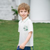 【凉感】mettekids男童短袖t恤2024夏新款儿童白色大童透气Polo衫 商品缩略图1