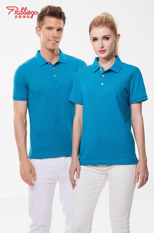 赤兔嗨购冰氧呼吸棉POLO衫商务休男女同款24年新品正肩短袖 商品图8