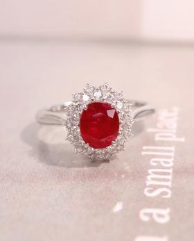 1.3ct 红宝石戒指