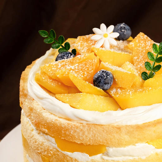 金煌芒果鲜果裸蛋糕 | 旋木烘焙 商品图1