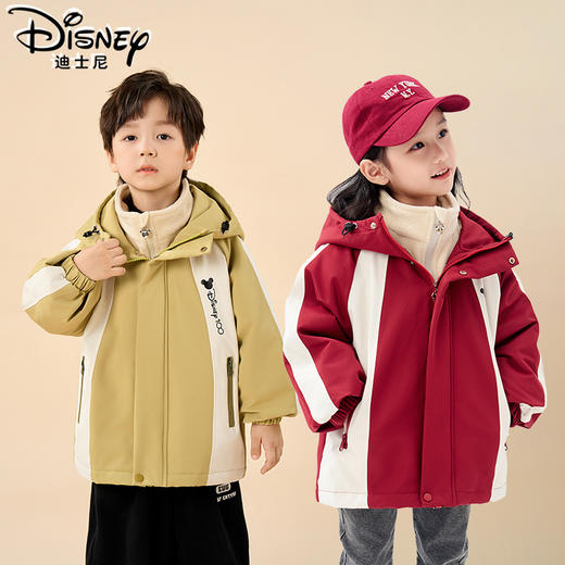 Disney/迪士尼XH儿童羽绒服男女童连帽冲锋外套XME3SW517 商品图4