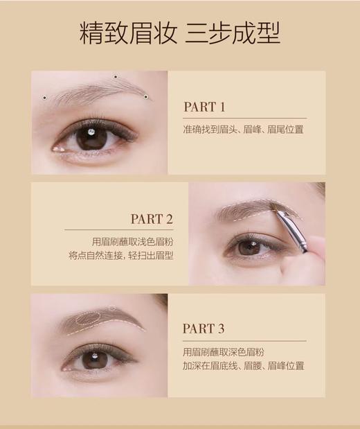 毛戈平MAOGEPING塑型双色眉影粉(两件套) 商品图4