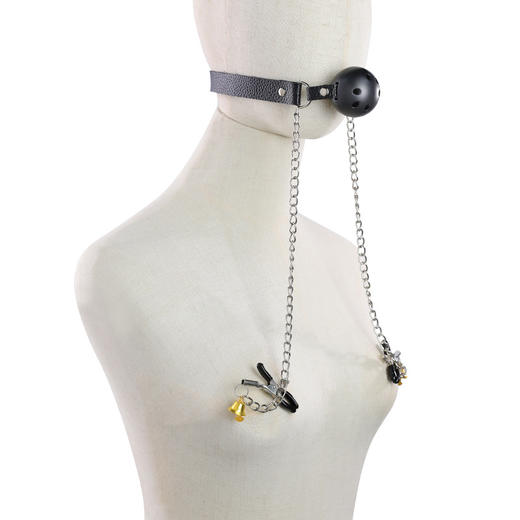 【谜姬】乳夹口塞双峰刺激情趣用品另类玩具成人性爱SM施虐单品 商品图4