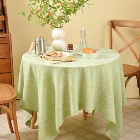 繁花系列桌布圆桌布轻奢高级感家用复古台布