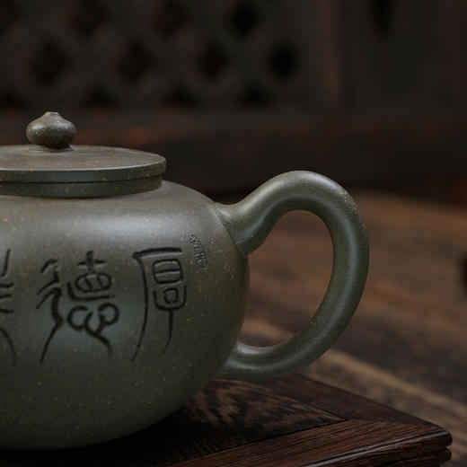 汤建林 壶经壶 宜兴紫砂原矿茶壶紫砂壶功夫茶泡茶壶茶具仿古 商品图7