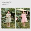 马克珍妮女童新中式旗袍网纱连衣裙汉服中国风公主裙夏装250013 商品缩略图2