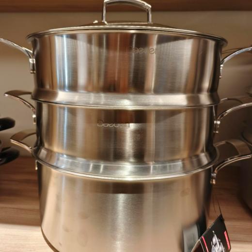 戴德汤锅连双层蒸格套装28cm 商品图3