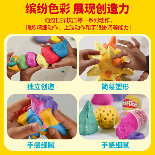 孩之宝Hasbro 培乐多缤纷派对彩泥12罐装HASCG01495C00 商品图5