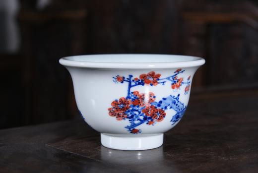 青花点彩雅品图单杯 商品图0