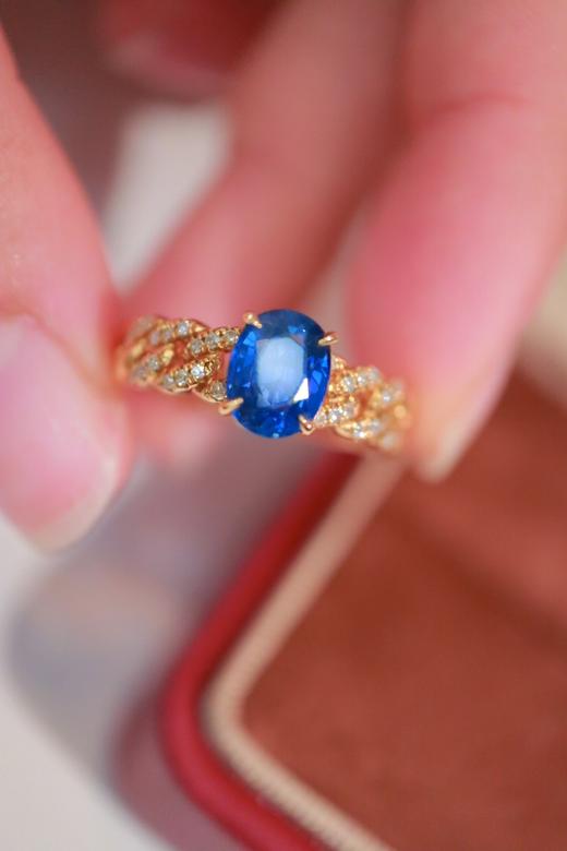 1.27ct 蓝宝石戒指 商品图4