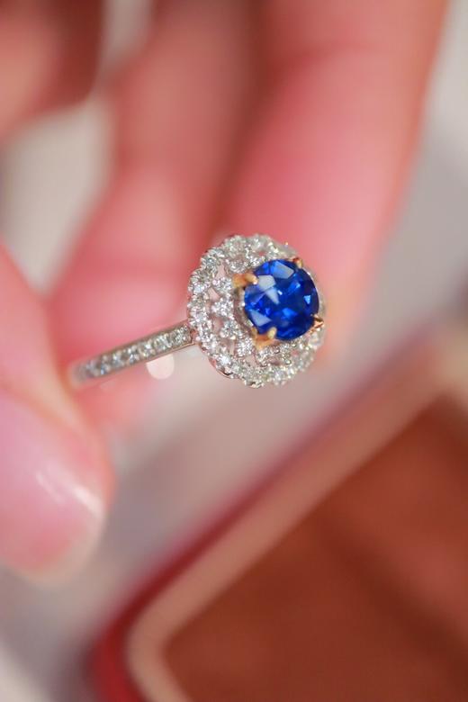 0.58ct 蓝宝石戒指 商品图7