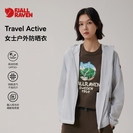 北极狐2024夏季新款女士户外防晒衣 宽松运动超薄防晒服08241254c 商品图0