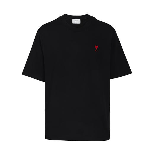 【新品特惠秒】AMI 男女通款 针织红心刺绣logo全棉短袖T恤（偏厚好质感）12056 商品图12