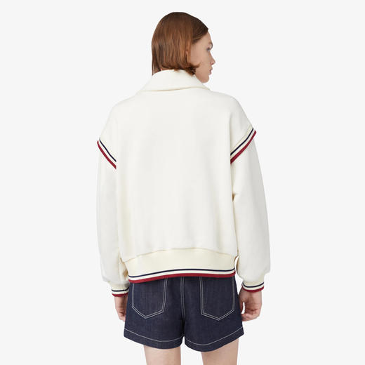 GCDS 男士字母徽标刺绣休闲外套 米色 A1OM0901JA415 商品图2