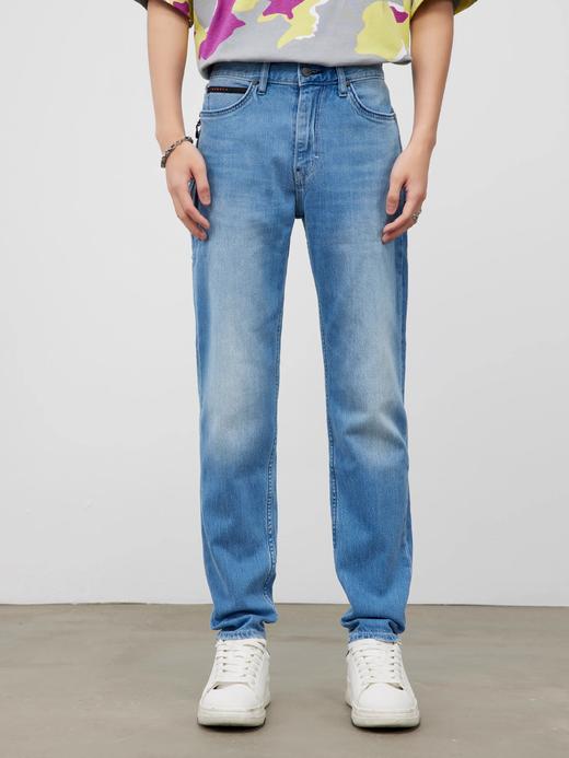 Lee商场同款男士骑士系列中腰宽松舒适锥形牛仔裤L14731CSCBKX 商品图0