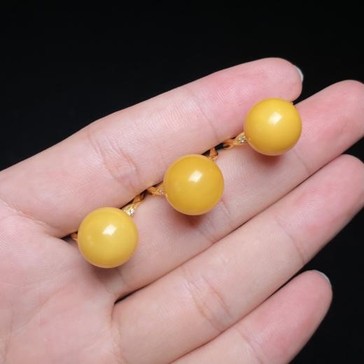 DS925蜜蜡戒指-蜜蜡圆珠 商品图0