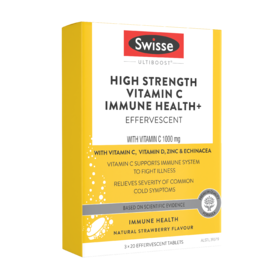Swisse高浓度免疫健康维生素C泡腾片60片