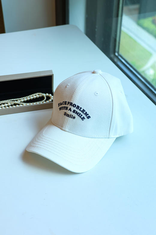 Smile字母刺绣鸭舌帽 商品图1