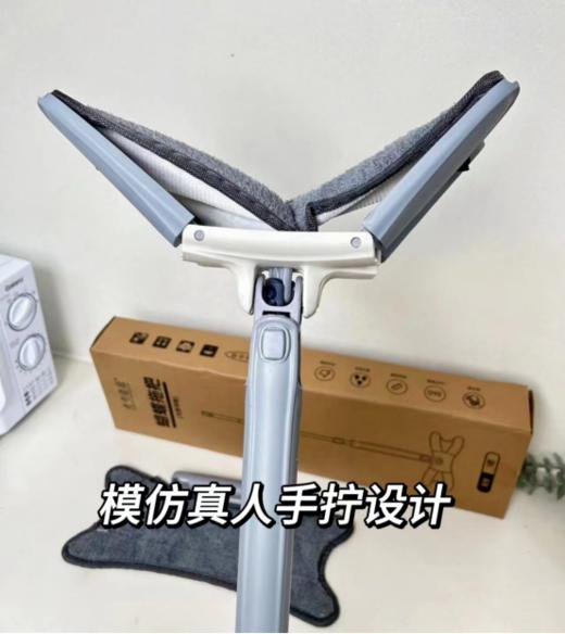 💓【点点橙圆蝴蝶拖把】✅1、模仿真人手拧结构，如同双人四手用力拧布💰💰，以智能机械化的方式实现拧干 🔹 商品图3