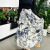 🌳【南油高定客供】D*or同款水墨工艺半身裙“❤️吸湿凉爽透气，自在无拘束🌈 商品缩略图3