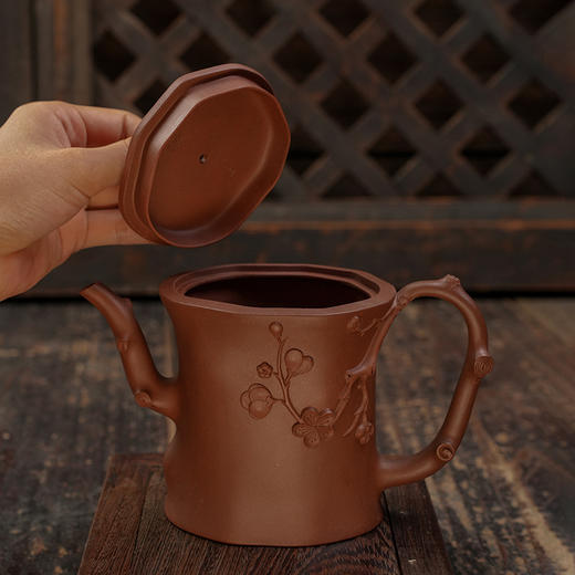 欧咏 暗香浮动壶 宜兴紫砂原矿茶壶紫砂壶功夫茶泡茶壶茶具仿古 商品图9