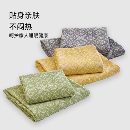 【爆款特价】龙之涵 三次高温水洗双层纱布盖毯 多功能毯 枕巾 枕套 A类标准 商品图4