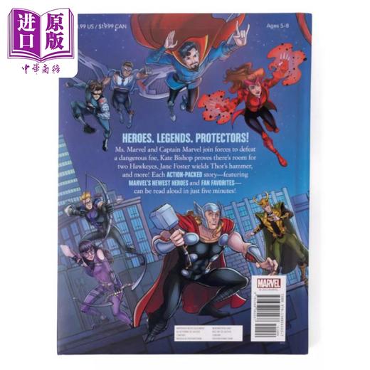【中商原版】迪士尼5分钟漫威故事 5-Minute Marvel Stories 英文原版 儿童绘本故事图画书 迪士尼系列 精装 进口图书 4-8岁 商品图1