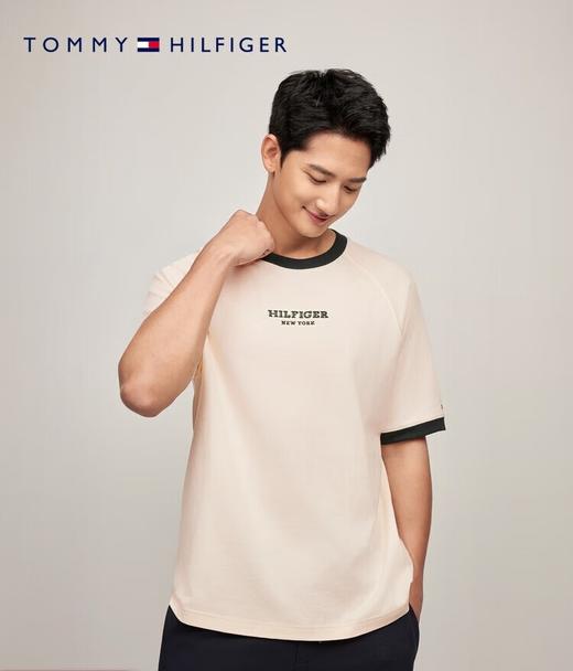 TOMMY 短袖T恤男  MW34396-AEF 米白色. 商品图4