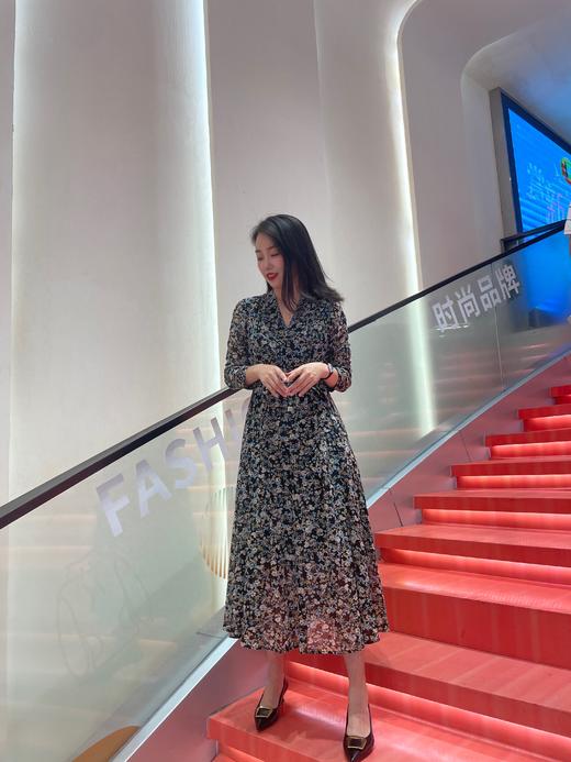 蓝采和色连衣裙LZ3S81 商品图1