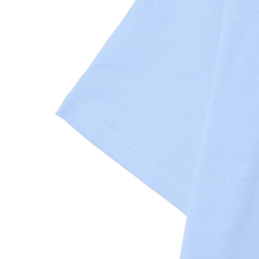 T1277潮流夏季新款纯色爱心拼接男女同款上衣百搭短袖潮流宽松T恤 商品图5