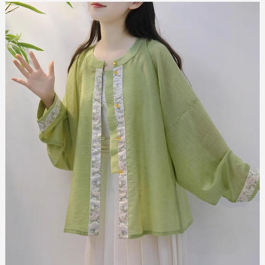 裁缝学苑AQ310明制圆领短衫对襟开衫汉服上衣纸样女装防晒裁剪 商品图5