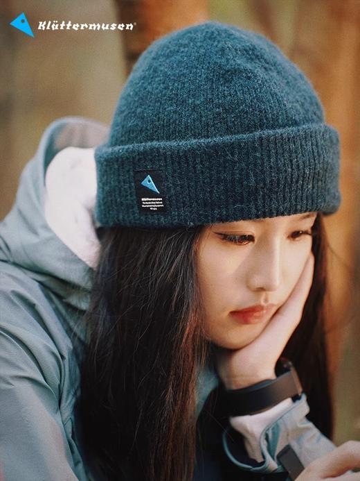 KLATTERMUSEN/攀山鼠秋冬羊驼毛保暖帽保暖毛线帽子如尼文10048 商品图2