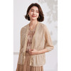 乔万尼桑蚕丝冰丝针织衫开衫夏季薄款镂空设计EM2M875 商品缩略图2