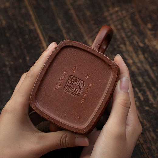 欧咏 方泉壶 宜兴紫砂原矿茶壶紫砂壶功夫茶泡茶壶茶具仿古 商品图2