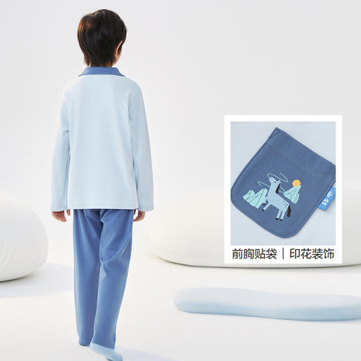 巴拉巴拉儿童睡衣套装纯棉秋季男童女童家居服宝宝小中大童亲肤潮 商品图3