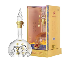 西凤酒 华山论剑20年陈酿 52度 凤香型白酒 500ml