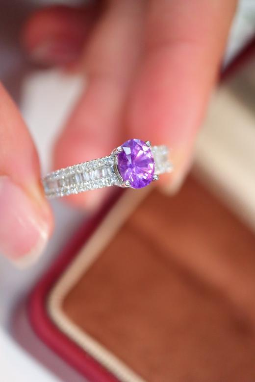 1.08ct 蓝宝石戒指 商品图0