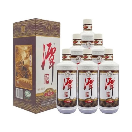 潭酒1935经典大曲坤沙 53度纯粮食酿造酱香型白酒 整箱500ml*6瓶包邮 商品图6