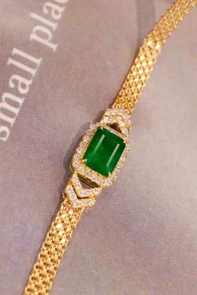1.1ct 祖母绿手链