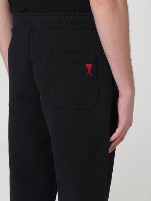 【单件特惠秒】AMI 男女通款 针织红心刺绣logo 弹棉休闲长裤（偏厚重好质感）12005 商品图0