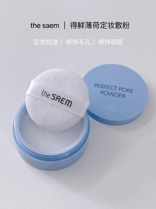油皮最爱 韩国得鲜the saem薄荷散粉5g 商品图0