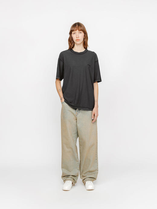 Stüssy 2024夏新款 LAZY TEE 反穿水洗圆领短袖T恤 男女同款 Z-11788 商品图10