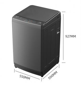 美菱（252105）洗衣机D7B100晶钻灰X 10公斤洗衣机大容量波轮全自动 0.9高洗净比 商品图2