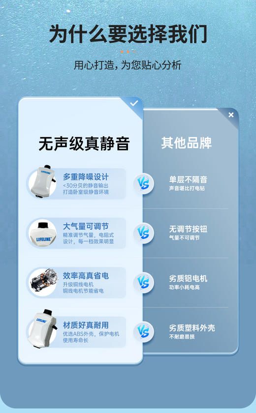【增氧气泵】大气量静音增氧泵家用养鱼养龟大功率充氧 商品图2