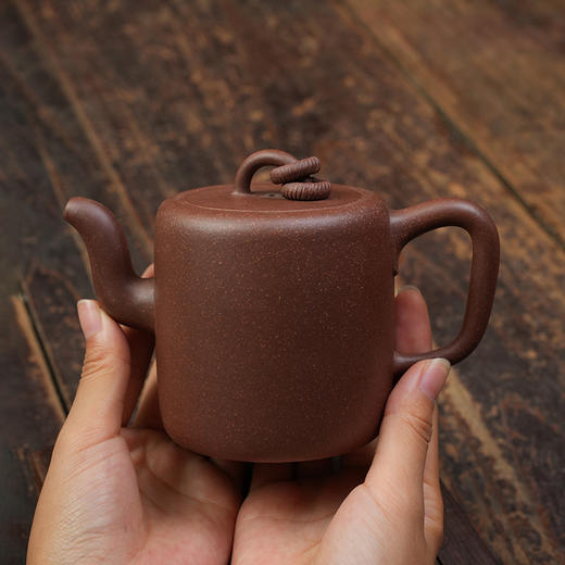 郭琴 夙慧壶 紫泥 宜兴紫砂原矿茶壶紫砂壶功夫茶泡茶壶茶具仿古 商品图1